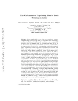 The Unfairness of Popularity Bias in Book Recommendation