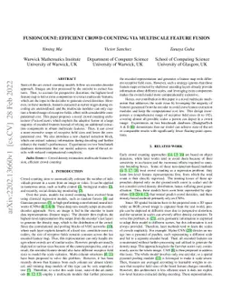 FusionCount: Efficient Crowd Counting via Multiscale Feature Fusion