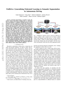 FedDrive: Generalizing Federated Learning to Semantic Segmentation in
  Autonomous Driving