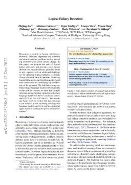 Logical Fallacy Detection