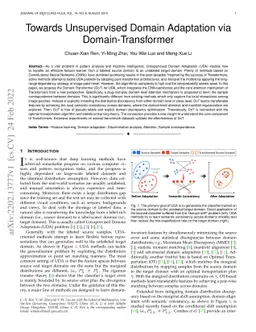 Towards Unsupervised Domain Adaptation via Domain-Transformer