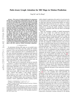 Path-Aware Graph Attention for HD Maps in Motion Prediction