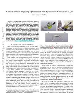 Contact-Implicit Trajectory Optimization with Hydroelastic Contact and
  iLQR