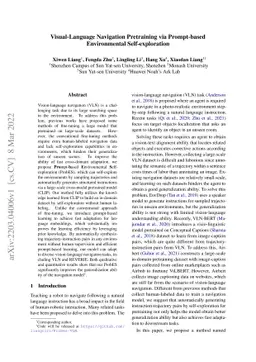 Visual-Language Navigation Pretraining via Prompt-based Environmental
  Self-exploration