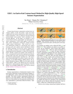 E2EC: An End-to-End Contour-based Method for High-Quality High-Speed
  Instance Segmentation