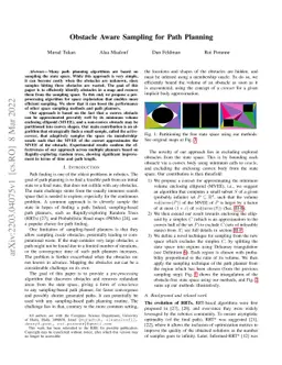 Obstacle Aware Sampling for Path Planning