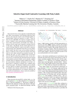 Selective-Supervised Contrastive Learning with Noisy Labels