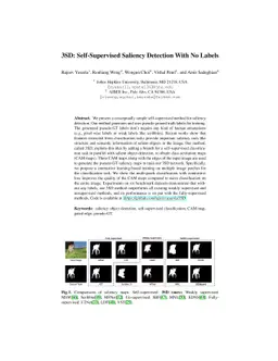 3SD: Self-Supervised Saliency Detection With No Labels