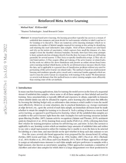 Reinforced Meta Active Learning
