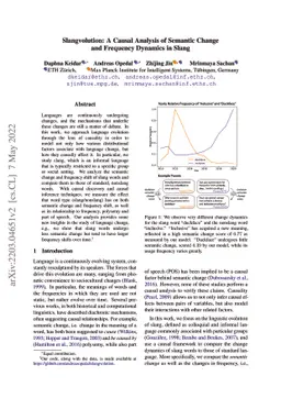 Slangvolution: A Causal Analysis of Semantic Change and Frequency
  Dynamics in Slang