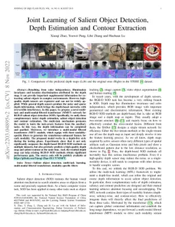 Joint Learning of Salient Object Detection, Depth Estimation and Contour
  Extraction