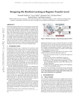 Designing ML-Resilient Locking at Register-Transfer Level