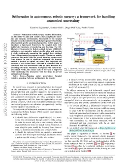 Deliberation in autonomous robotic surgery: a framework for handling
  anatomical uncertainty