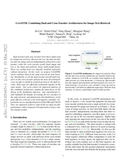 LoopITR: Combining Dual and Cross Encoder Architectures for Image-Text
  Retrieval