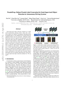 PseudoProp: Robust Pseudo-Label Generation for Semi-Supervised Object
  Detection in Autonomous Driving Systems