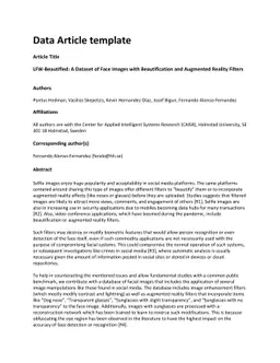 LFW-Beautified: A Dataset of Face Images with Beautification and
  Augmented Reality Filters