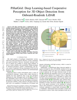 PillarGrid: Deep Learning-based Cooperative Perception for 3D Object
  Detection from Onboard-Roadside LiDAR