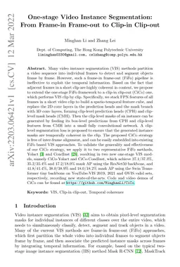 One-stage Video Instance Segmentation: From Frame-in Frame-out to
  Clip-in Clip-out