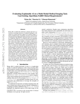 Evaluating Explainable AI on a Multi-Modal Medical Imaging Task: Can
  Existing Algorithms Fulfill Clinical Requirements?