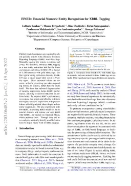 FiNER: Financial Numeric Entity Recognition for XBRL Tagging