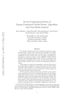 On the Computational Power of Energy-Constrained Mobile Robots:
  Algorithms and Cross-Model Analysis