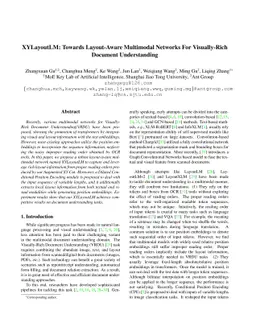XYLayoutLM: Towards Layout-Aware Multimodal Networks For Visually-Rich
  Document Understanding