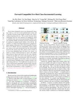 Forward Compatible Few-Shot Class-Incremental Learning