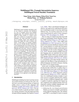 Multilingual Mix: Example Interpolation Improves Multilingual Neural
  Machine Translation