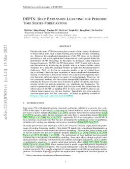 DEPTS: Deep Expansion Learning for Periodic Time Series Forecasting