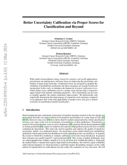 Better Uncertainty Calibration via Proper Scores for Classification and
  Beyond