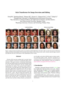 Style Transformer for Image Inversion and Editing