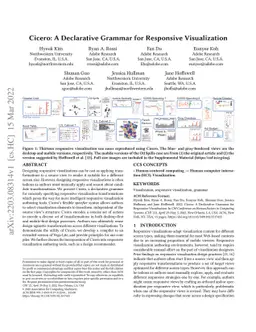 Cicero: A Declarative Grammar for Responsive Visualization