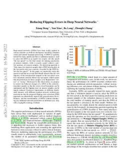 Reducing Flipping Errors in Deep Neural Networks