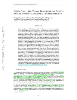 Patch-Fool: Are Vision Transformers Always Robust Against Adversarial Perturbations?
