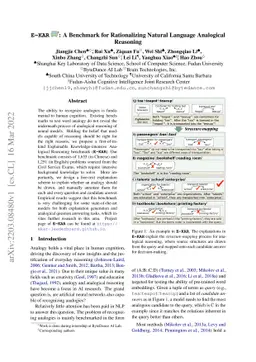 E-KAR: A Benchmark for Rationalizing Natural Language Analogical
  Reasoning
