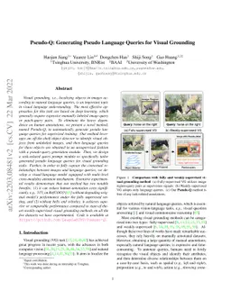 Pseudo-Q: Generating Pseudo Language Queries for Visual Grounding