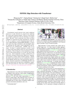EDTER: Edge Detection with Transformer