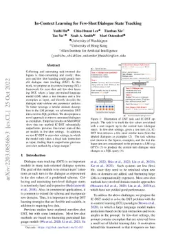 In-Context Learning for Few-Shot Dialogue State Tracking