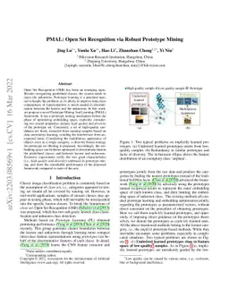 PMAL: Open Set Recognition via Robust Prototype Mining