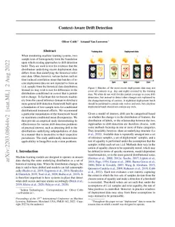 Context-Aware Drift Detection