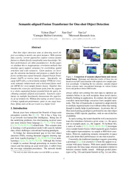 Semantic-aligned Fusion Transformer for One-shot Object Detection