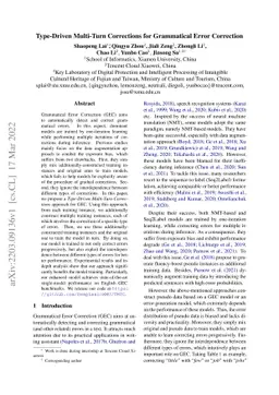 Type-Driven Multi-Turn Corrections for Grammatical Error Correction