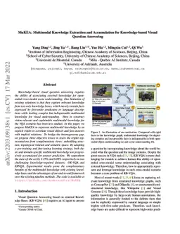 MuKEA: Multimodal Knowledge Extraction and Accumulation for
  Knowledge-based Visual Question Answering