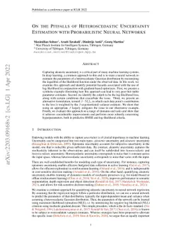 On the Pitfalls of Heteroscedastic Uncertainty Estimation with
  Probabilistic Neural Networks