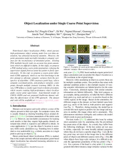 Object Localization under Single Coarse Point Supervision