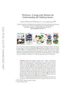 TO-Scene: A Large-scale Dataset for Understanding 3D Tabletop Scenes