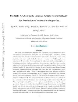 MolNet: A Chemically Intuitive Graph Neural Network for Prediction of
  Molecular Properties