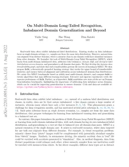 On Multi-Domain Long-Tailed Recognition, Imbalanced Domain
  Generalization and Beyond