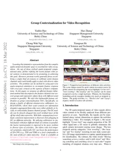Group Contextualization for Video Recognition