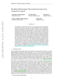 Do Deep Networks Transfer Invariances Across Classes?